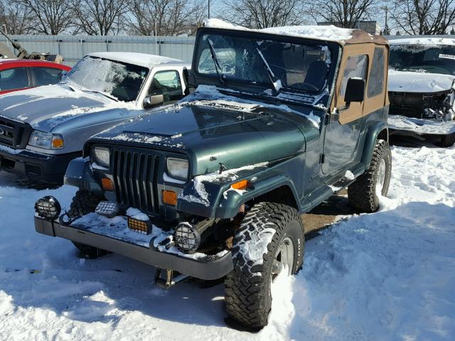 1J4FY49S6RP463340 - 1994 JEEP WRANGLER / GREEN photo 2