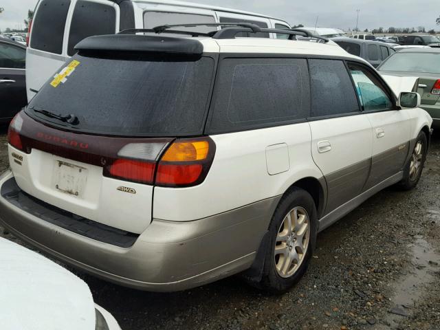 4S3BH686637608551 - 2003 SUBARU LEGACY OUT WHITE photo 4