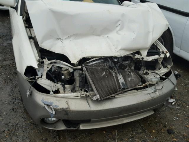 4S3BH686637608551 - 2003 SUBARU LEGACY OUT WHITE photo 9