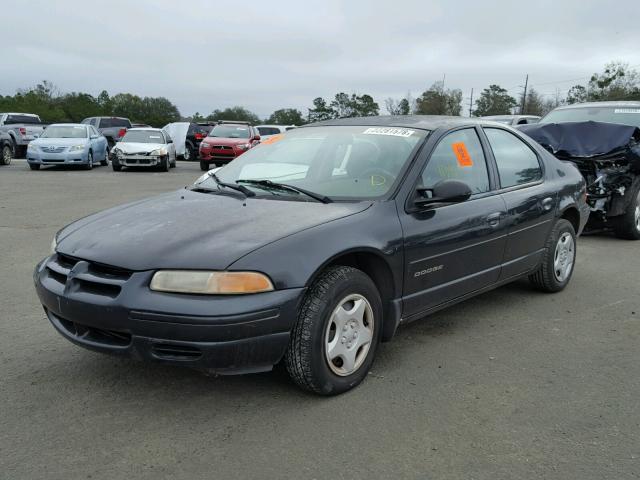 1B3EJ46C3WN226848 - 1998 DODGE STRATUS BLACK photo 2