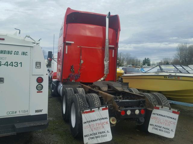 1XKADB8X45J081922 - 2005 KENWORTH CONSTRUCTI RED photo 3