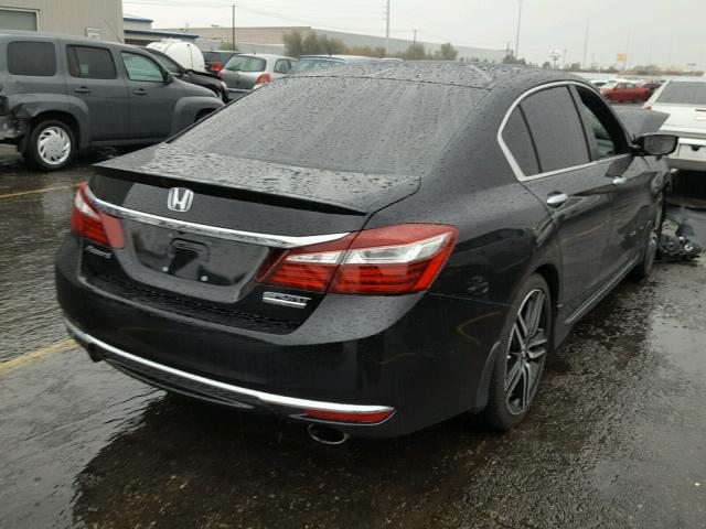 1HGCR2F13HA146897 - 2017 HONDA ACCORD SPO BLACK photo 4