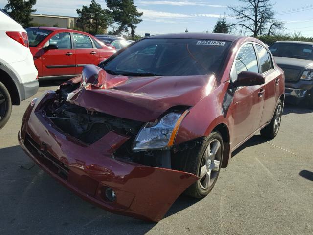 3N1AB61E88L751957 - 2008 NISSAN SENTRA 2.0 BURGUNDY photo 2