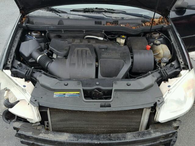 1G1AL52F157578528 - 2005 CHEVROLET COBALT LS BLACK photo 7