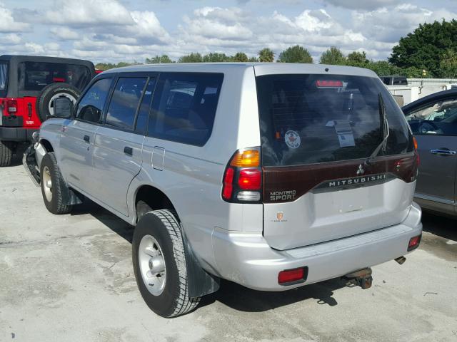 JA4LS21H82J018843 - 2002 MITSUBISHI MONTERO SP SILVER photo 3