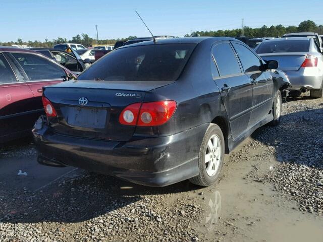 1NXBR32E45Z343544 - 2005 TOYOTA COROLLA CE BLACK photo 4