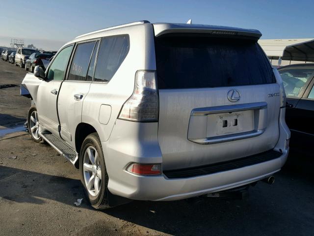 JTJBM7FX1E5083083 - 2014 LEXUS GX BASE SILVER photo 3