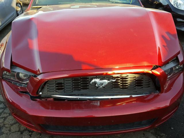 1ZVBP8AMXE5313844 - 2014 FORD MUSTANG RED photo 7