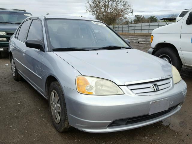 2HGES16543H572117 - 2003 HONDA CIVIC LX SILVER photo 1