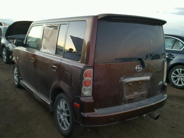 JTLKT334X64118109 - 2006 TOYOTA SCION XB BROWN photo 3