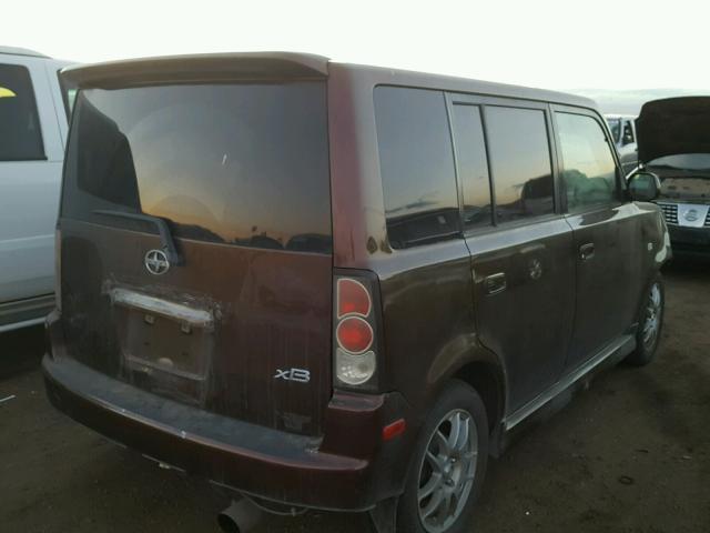 JTLKT334X64118109 - 2006 TOYOTA SCION XB BROWN photo 4