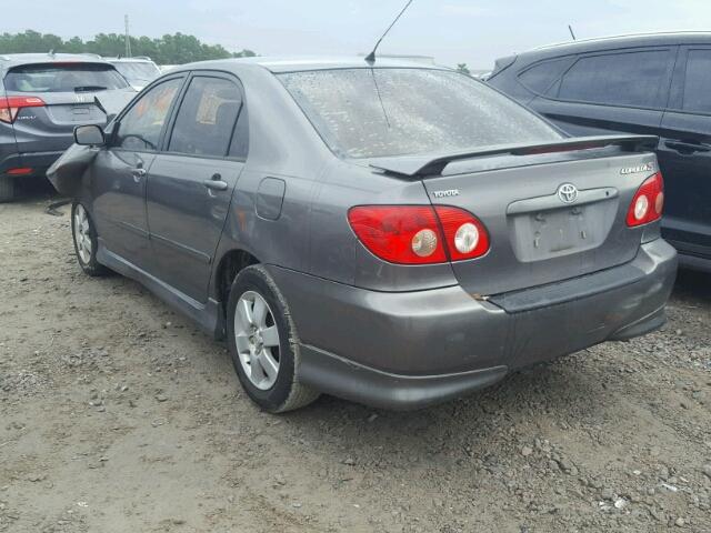 1NXBR32EX7Z815698 - 2007 TOYOTA COROLLA GRAY photo 3