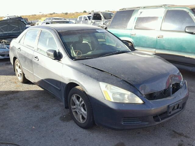 1HGCM56856A049095 - 2006 HONDA ACCORD EX BLUE photo 1