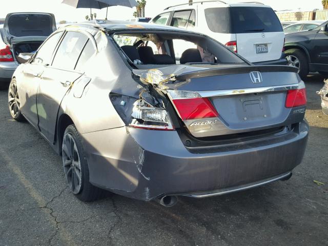 1HGCR2F59DA150627 - 2013 HONDA ACCORD SPO CHARCOAL photo 3