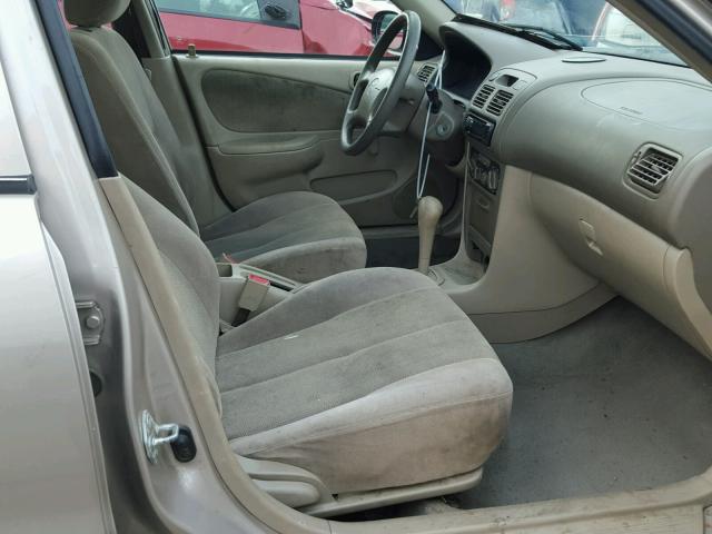 1NXBR12EX2Z618138 - 2002 TOYOTA COROLLA CE BEIGE photo 5