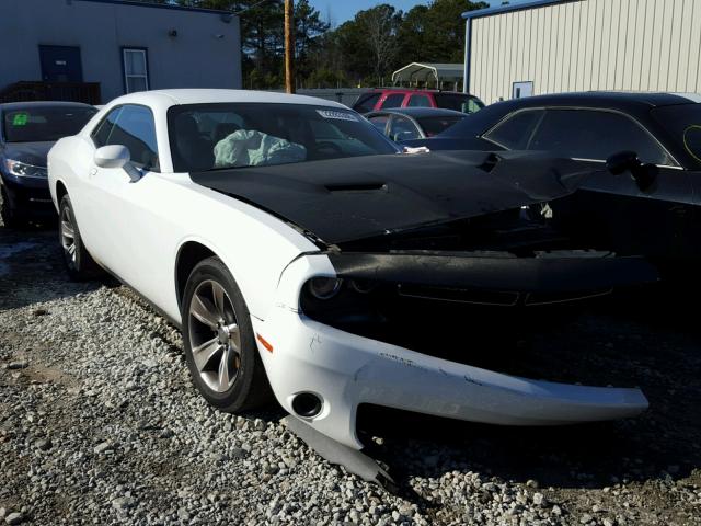 2C3CDZAG0FH740058 - 2015 DODGE CHALLENGER WHITE photo 1