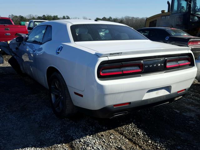 2C3CDZAG0FH740058 - 2015 DODGE CHALLENGER WHITE photo 3