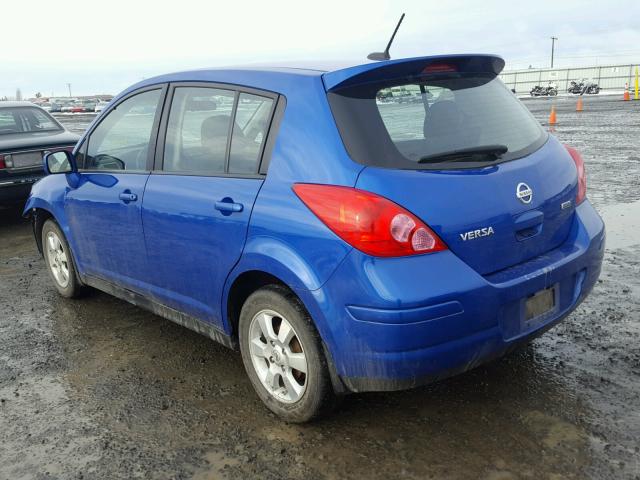 3N1BC1CP6CK291523 - 2012 NISSAN VERSA S BLUE photo 3