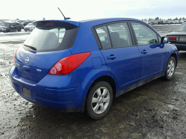 3N1BC1CP6CK291523 - 2012 NISSAN VERSA S BLUE photo 4