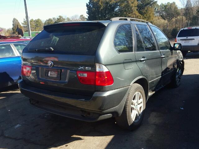 5UXFA13536LY30949 - 2006 BMW X5 3.0I GRAY photo 4