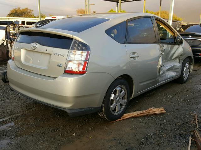 JTDKB20U853074712 - 2005 TOYOTA PRIUS SILVER photo 4