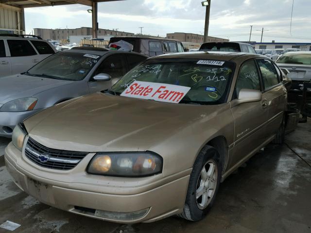 2G1WH52K049276343 - 2004 CHEVROLET IMPALA GOLD photo 2