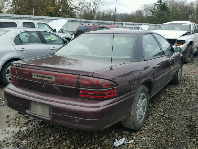 1B3HD46F7TF141595 - 1996 DODGE INTREPID PURPLE photo 4