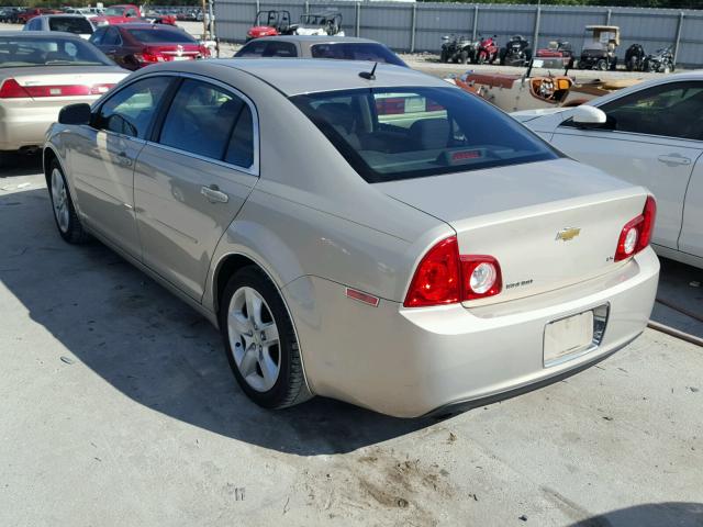 1G1ZG57B39F221778 - 2009 CHEVROLET MALIBU LS GOLD photo 3