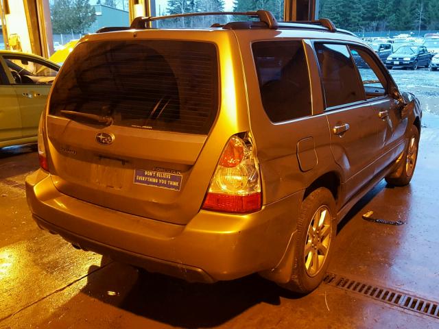 JF1SG65648H726774 - 2008 SUBARU FORESTER 2 GOLD photo 4