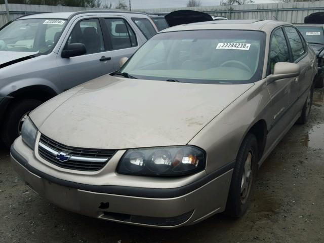 2G1WH55K529234193 - 2002 CHEVROLET IMPALA LS TAN photo 2