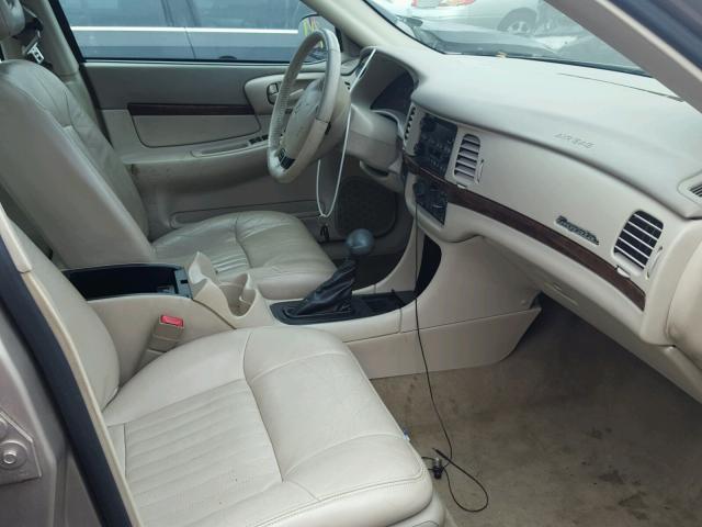 2G1WH55K529234193 - 2002 CHEVROLET IMPALA LS TAN photo 5