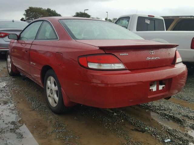 2T1CF22P1YC344293 - 2000 TOYOTA CAMRY SOLA RED photo 3