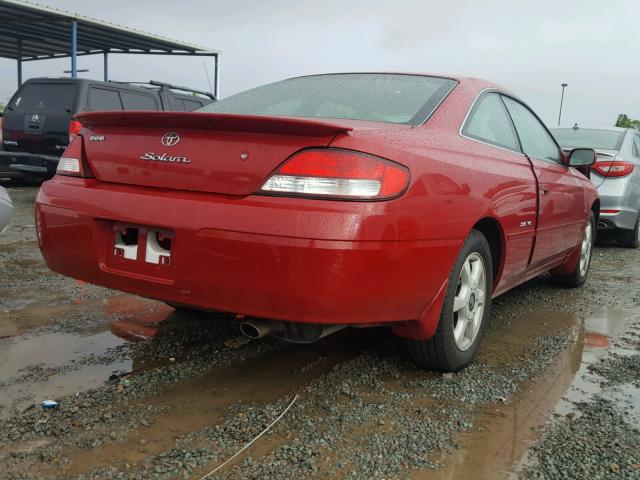 2T1CF22P1YC344293 - 2000 TOYOTA CAMRY SOLA RED photo 4