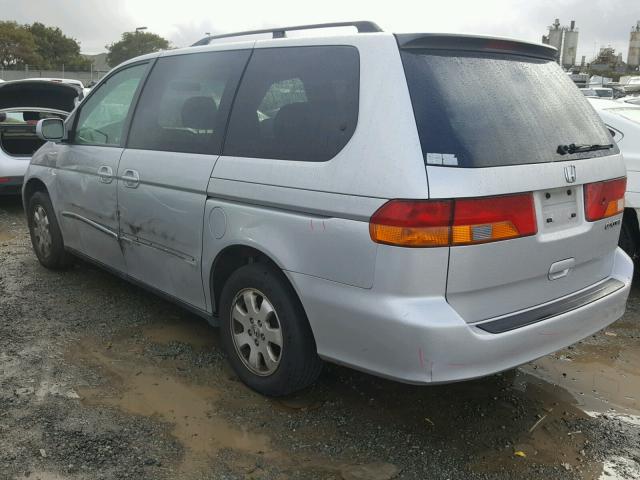 5FNRL189X3B026280 - 2003 HONDA ODYSSEY EX SILVER photo 3