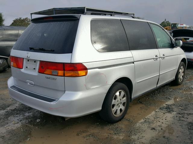 5FNRL189X3B026280 - 2003 HONDA ODYSSEY EX SILVER photo 4