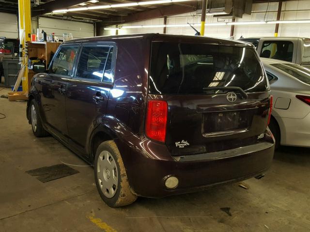 JTLKE50E581017101 - 2008 SCION XB PURPLE photo 3