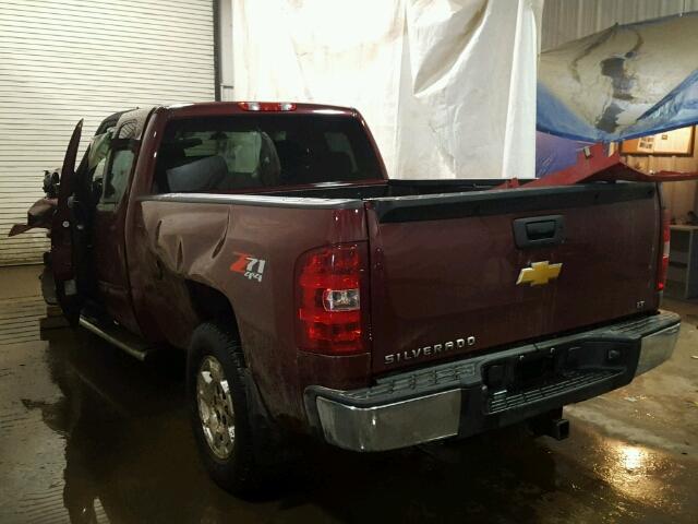 1GCRKSE78DZ111030 - 2013 CHEVROLET SILVERADO BURGUNDY photo 3