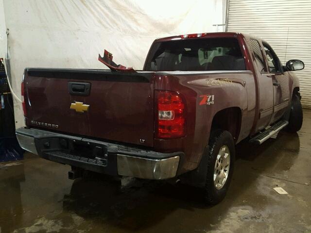 1GCRKSE78DZ111030 - 2013 CHEVROLET SILVERADO BURGUNDY photo 4