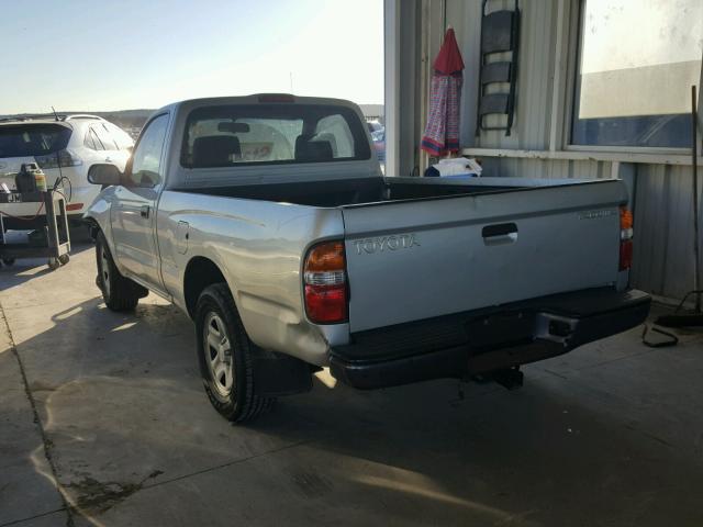 5TENL42N74Z441238 - 2004 TOYOTA TACOMA GRAY photo 3