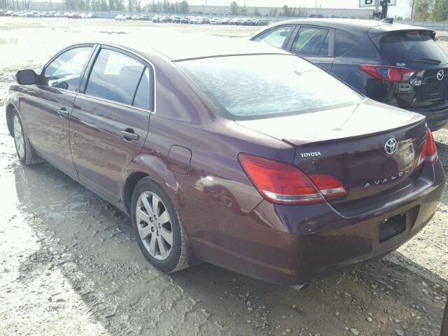 4T1BK36B26U114222 - 2006 TOYOTA AVALON XL BURGUNDY photo 3