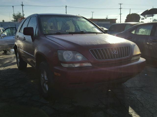 JT6GF10U4Y0078564 - 2000 LEXUS RX 300 BURGUNDY photo 1