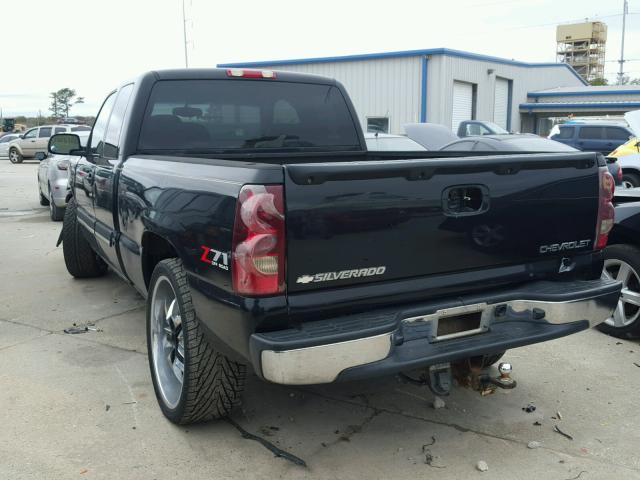 1GCEK19T33E172873 - 2003 CHEVROLET SILVERADO BLACK photo 3