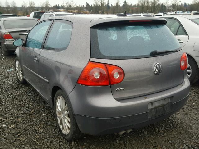 WVWFV71K46W081112 - 2006 VOLKSWAGEN NEW GTI CHARCOAL photo 3