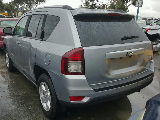 1C4NJCBA3ED800690 - 2014 JEEP COMPASS SP SILVER photo 3