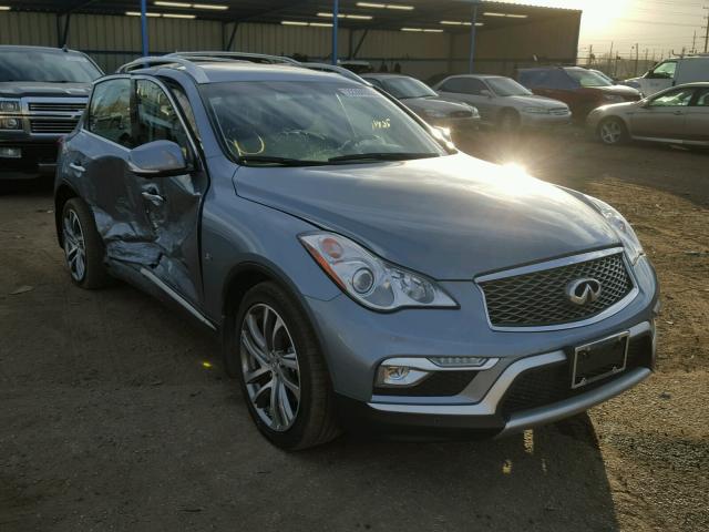 JN1BJ0RR1GM269265 - 2016 INFINITI QX50 BLUE photo 1