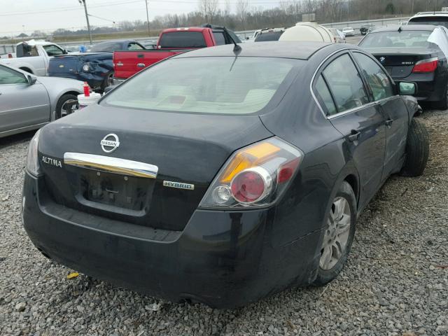 1N4CL2AP8AC108366 - 2010 NISSAN ALTIMA HYB BLACK photo 4