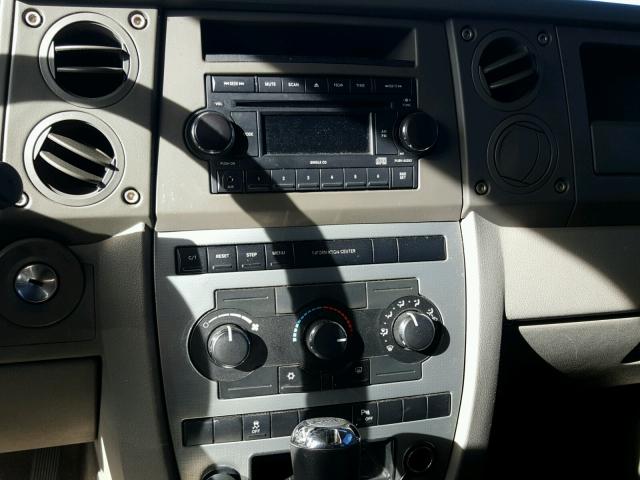 1J8HG48K87C545828 - 2007 JEEP COMMANDER ნაცრისფერი ფოტო 9