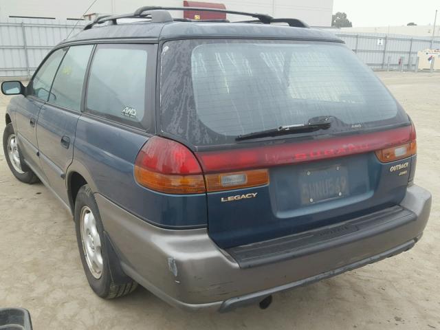 4S3BG6859V6644382 - 1997 SUBARU LEGACY OUT GREEN photo 3