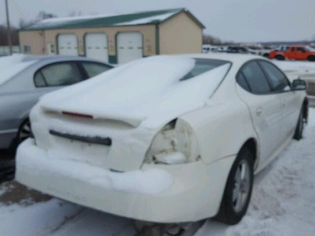 2G2WP522451178267 - 2005 PONTIAC GRAND PRIX WHITE photo 4