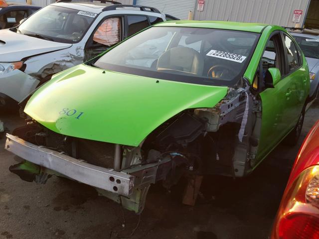 JTDKB20U077614419 - 2007 TOYOTA PRIUS GREEN photo 2